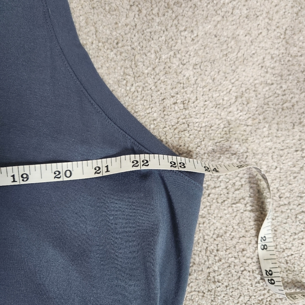 Athleta Santorini Maxi Dress Size 2XL Granite Blue - Picture 8 of 13